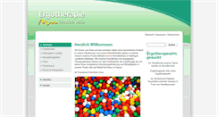 Desktop Screenshot of ergotherapie-weiss.de